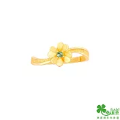 幸運草金飾 花式冒險黃金/水晶戒指