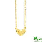 幸運草金飾 溫柔證明黃金項鍊