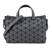 ISSEY MIYAKE 三宅一生 BAOBAO TONNEAU MATTE 斜背手提兩用包(多色)- 深灰