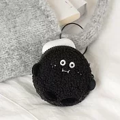 Romane Brunch brother 早午餐兄弟 POPO AirPods毛絨收納包 黑色