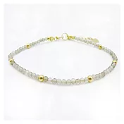 【HERA 赫拉】極細茶晶金珠手鍊 J111062017 茶晶