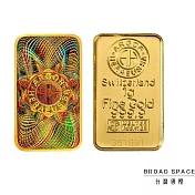 瑞士 Argor-heraeus 亞格賀利氏 2g 煥彩版本 9999 黃金條塊