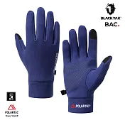 BLACKYAK BAC POWER STRETCH手套 L 墨藍
