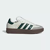 Adidas Samba XLG [IE3911] 男女 休閒鞋 經典 復古 德訓鞋 焦糖底 厚底 米白 綠 22.5cm 米/綠