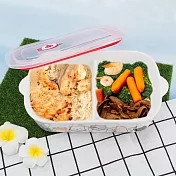 KIYODO陶瓷保鮮餐盒-2格-1入組