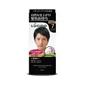 倫士度LUCIDO 按壓式染髮霜(7號自然黑)100g/盒 男性染髮劑 白髮染 只要五分鐘 無香料