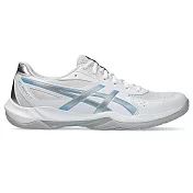 Asics 亞瑟士 GEL-Rocket 12 [1071A116-104] 男 排球鞋 羽球鞋 穩定 回彈 白 銀藍