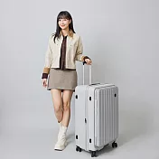 J II 28吋/前開式/PC箱體/Hinomoto靜音輪煞車功能/旅行箱/行李箱-9001-28 星辰灰