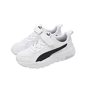Puma 休閒鞋 Trinity 2 LT AC+ PS 中童 童鞋 白 黑 魔鬼氈 運動鞋 403704-01