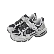 Skechers 休閒鞋 Vigor 3.0 中大童 女鞋 銀 黑 運動鞋 魔鬼氈  419101LBKSL