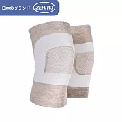 【ZEAMO】日本蠶絲舒適四季保暖防滑護膝  一雙入 /護膝/護具/腿套/膝蓋防護 L