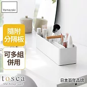 日本【YAMAZAKI】tosca木紋提把收納籃