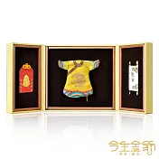 今生金飾 飛馬順如意御守 彌月禮盒(任選) 紅御守-彌月龍袍禮盒