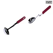 【Souper Cubes】專利430湯匙+湯勺2入組 酒紅色