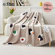 【jbn】北歐插畫風牛奶絨蓋毯/保暖空調毯/萬用四季毯- 多謝款待