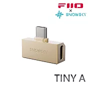 FIIO X SNOWSKY  TINY 隨身型USB解碼耳機轉換器(A款)-金色款