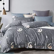 【AGAPE雅家倍】MIT台灣製 多款任選 3M法式天絲 單人4.5x6.5尺鋪棉兩用被套一件組 晚安貓頭鷹