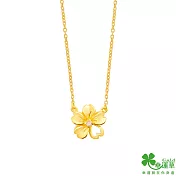 幸運草金飾 櫻花盛典黃金項鍊