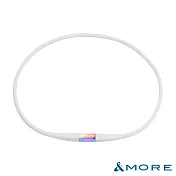 &MORE愛迪莫 Pulsation 脈動能量項鍊 (限量炫彩款)  M  白色