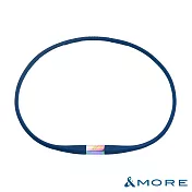 &MORE愛迪莫 Pulsation 脈動能量項鍊 (限量炫彩款)  M  藍色