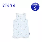 Elava 韓國 嬰幼童安撫 防踢背心 -  沁涼款 - 天藍小馬 S