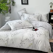 《DUYAN 竹漾》台灣製 40支100%天絲特大三件組＋雙人薄被套 / 花庭清語