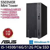 ASUS 華碩 H-S503MER-514500015W 桌上型電腦 (i5-14500/16G/512G/W11/3年保)