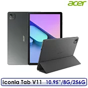 ☆送玻璃保貼等好禮☆Acer 宏碁 Iconia Tab V11-21M 10.95吋 8G/256G WiFi 平板電腦 墨霧綠 內附原廠皮套