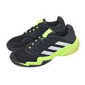 adidas 網球鞋 Barricade 13 M 男鞋 黑 綠 抗扭 緩震 愛迪達 IH2559
