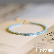 【HERA 赫拉】清新藍松石極細手串手鍊 H114120501 藍松石