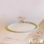 【HERA 赫拉】稚嫩綠松石極細手串手鍊 H114120503 綠松石