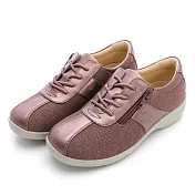 MOONSTAR月星 柔軟宣言休閒鞋 JP22.5 玫瑰金