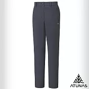 【ATUNAS 歐都納】女款輕量竹炭彈性休閒長褲/吸濕排汗/抗臭透氣/大尺碼A1PA2543W- S 黑