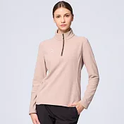 【荒野wildland】女彈性雙面刷毛PILE機能保暖衣219沙岩色 S 219沙岩色