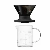 HARIO V60 PCT樹脂(Tritan)01濾杯加咖啡配方量杯組合