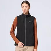 【荒野wildland】女彈性超輕三層山旅機能背心148皇室黑 M 148皇室黑