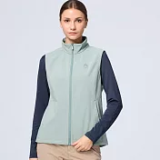 【荒野wildland】女彈性超輕三層山旅機能背心216玉璽綠 S 216玉璽綠