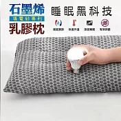 【AGAPE雅家倍】石墨烯導電紗乳膠枕1入