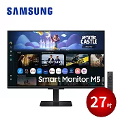 Samsung 27吋智慧聯網螢幕 M5 S27FM500EC  黑色