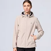 【荒野wildland】女彈性超輕三層山旅機能外套219沙岩色 S 219沙岩色