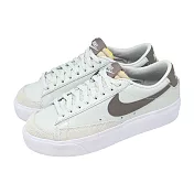 Nike 休閒鞋 W Blazer Low Platform 女鞋 灰 厚底 增高 復古 DJ0292-004