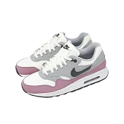 Nike 休閒鞋 Air Max 1 GS 大童 女鞋 白 灰 氣墊 運動鞋 DZ3307-115