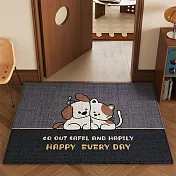 優質圈絨防滑耐髒刮沙門口墊60*90cm(地墊/踏墊/地毯/門口踏墊/刮泥墊/寵物墊/交換禮物) 貼臉狗