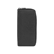 LV Taiga 壓印牛皮標誌拉鍊直式長夾_展示品 (黑色)