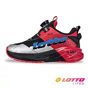 【LOTTO 義大利】童鞋 奔速 轉扣避震跑鞋 19cm 紅