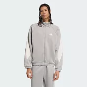 ADIDAS M STADIUM TT 男 休閒外套-JX5615 L 灰色