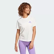ADIDAS W L VERB TEE 女 短袖上衣-JN9072 L 白色