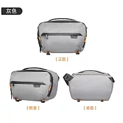 Prowell WIN-23527 防潑水戶外攝影包 專業單眼/微單 相機包 輕便側背包 斜背包 可調隔板 可綁三腳架 灰色