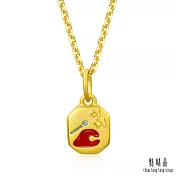 【點睛品】網路獨家款 咚咚發財 黃金吊墜_計價黃金