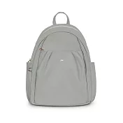 J II 後背包-黛妃防潑水後背包(中款)-6603-14 珍珠灰